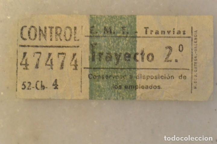 Sammeln von Fahrkarten: BILLETE DE TRANVIA MADRID. TRAYECTO 2. CAPICUA 47474