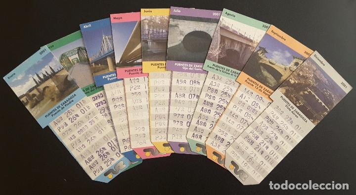 Collectionnisme Billets de transport: BONO BUS ZARAGOZA A&Ntilde;O 2001