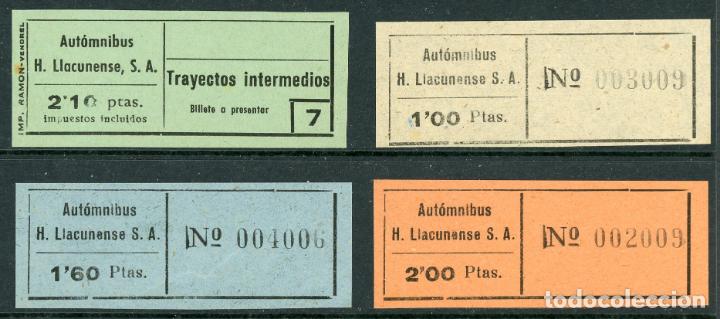 Collectables Transport Tickets: (L600) 3 BILLETES DE LA HISPANO LLACUNENSE // U57