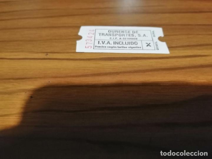 Colecionismos Bilhetes de Transporte: OURENSE. BILLETE. DE LOS A&Ntilde;OS 90. BUEN ESTADO
