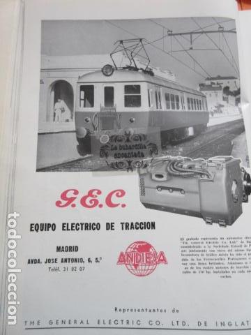 Colecionismos Bilhetes de Transporte: PUBLICIDAD 1950 - COLECCION FERROCARRIL - AUTOMOTOR ELECTRICO ANDIESA EQUIPO TRACCION- RENFE TRANVIA