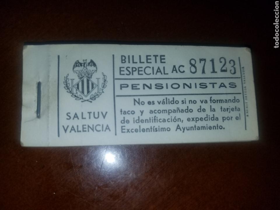 Collectables Transport Tickets: Taco de billetes autob&uacute;s saltuv Valencia