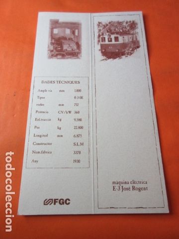 Collectables Transport Tickets: NURIA CREMALLERA FUNICULAR HISTORIA Y DATOS TECNICOS MAQUINA ELCTROCA E3 JOSE ROGENT MARCAPAGINAS