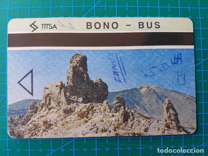 Collectables Transport Tickets: BONO BUS TITSA A&Ntilde;OS 90 LAS CA&Ntilde;ADAS DEL TEIDE / TENERIFE CANARIAS