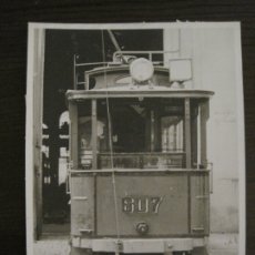 Coleccionismo Billetes de transporte: TRANVIA-SERIE 600-AÑO 1935-TALLERES SARRIA-FOTOGRAFIA-VER FOTOS-(V-17.781). Lote 180398316