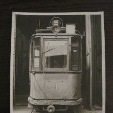 Coleccionismo Billetes de transporte: TRANVIA-SERIE 315-AÑO 1935-TALLERES SARRIA-FOTOGRAFIA-VER FOTOS-(V-17.785). Lote 180398697