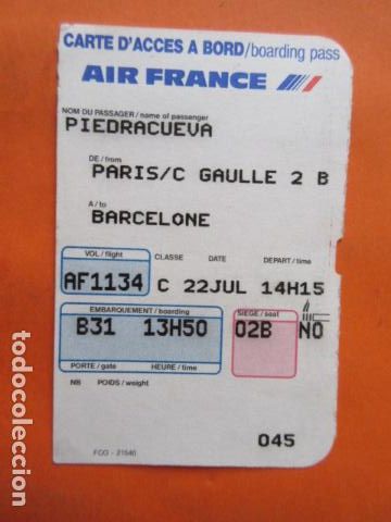 Colecionismos Bilhetes de Transporte: ANTIGUO DOCUMENTO DE TRANSPORTE LINEAS AEREAS AIR FRANCE