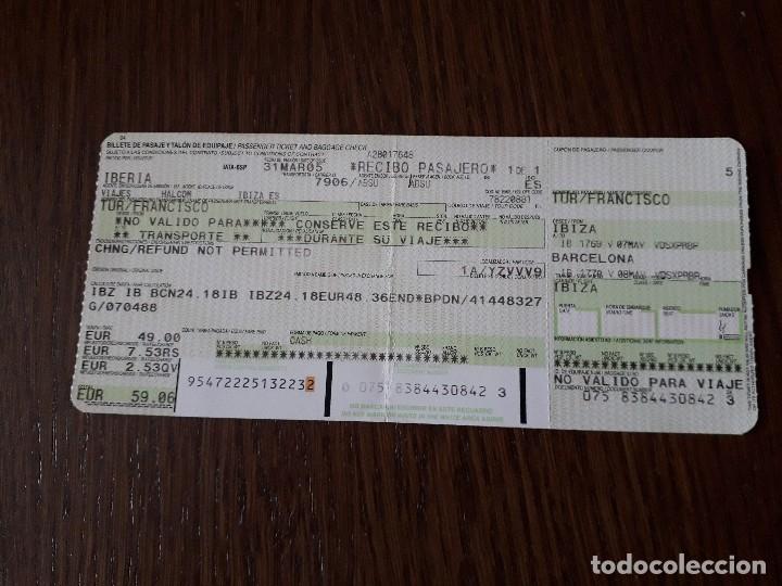 Collectables Transport Tickets: tarjeta de embarque para vuelo, Iberia, a&ntilde;o 2005