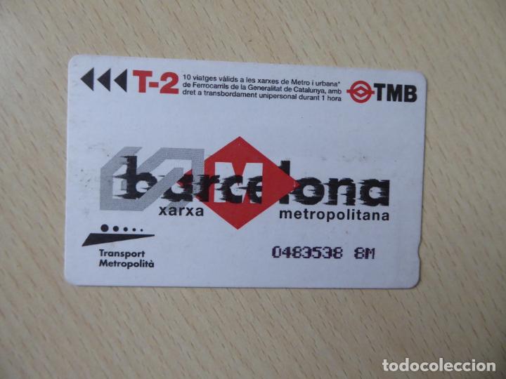 Collectables Transport Tickets: Billete T-2 para 10 viajes metro o FGC -TMB Transport Metropolit&agrave; -Xarxa metropolitana de Barcelona