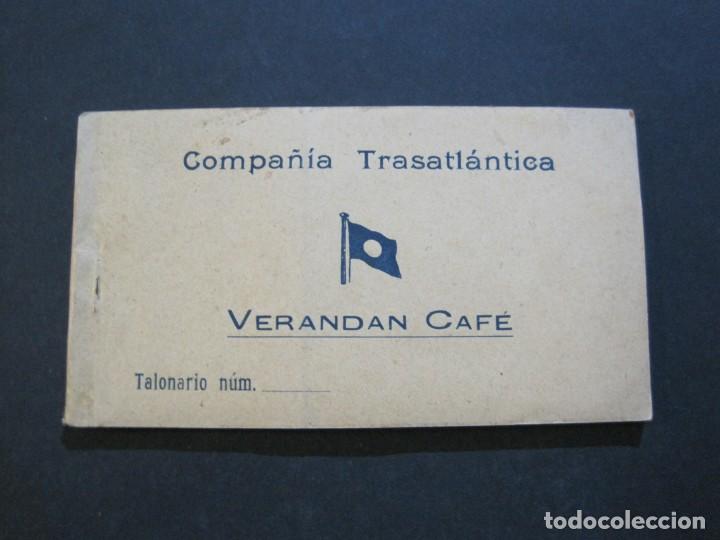 Collectables Transport Tickets: COMPA&Ntilde;IA TRASATLANTICA-VERANDAN CAFE-TALONARIO DE BILLETES-VER FOTOS-(V-20.722)