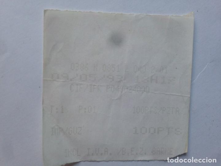 Sammeln von Fahrkarten: BILLETE BUS BILBOBUS TICKET BILBAO 09-05-93