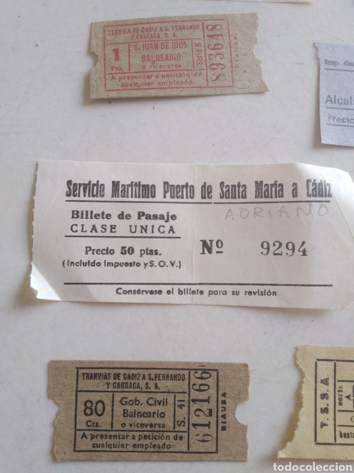 Coleccionismo Billetes de transporte: Lote de 24 billetes de transportes antiguos - Foto 3 - 213073442