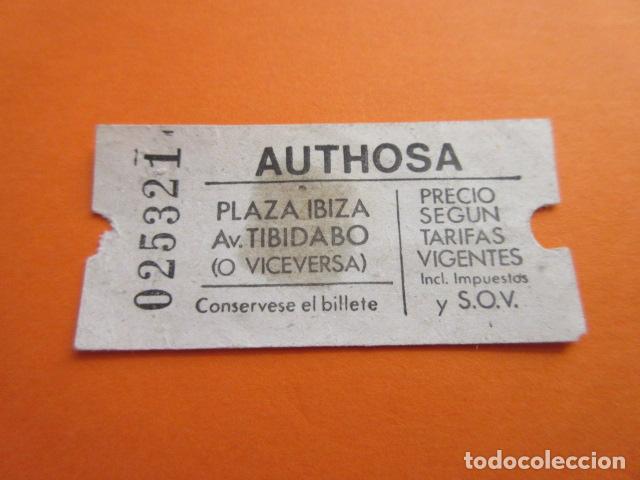 Colecionismos Bilhetes de Transporte: 1 BILLETE EMPRESA AUTOHSA VER TRAYECTOS