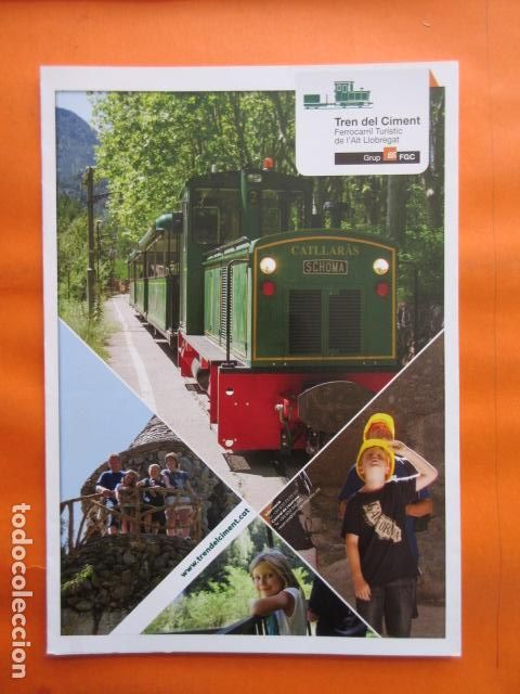 Collectables Transport Tickets: FOLLETO 2018 TREN DEL CIMENT LA POBLA DE LILLET FERROCARRILES GENERALITAT NURIA LA MOLINA