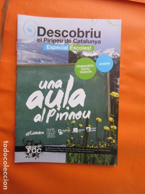 Collectables Transport Tickets: FOLLETO FERROCARRILES GENERALITAT MONTSERRAT CREMALLERA FUNICULAR TREN FERROCARRIL NURIA LA MOLINA