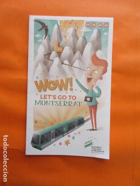 Collectables Transport Tickets: FOLLETO FERROCARRILES GENERALITAT MONTSERRAT CREMALLERA FUNICULAR AEREO FERROCARRIL NURIA LA MOLINA