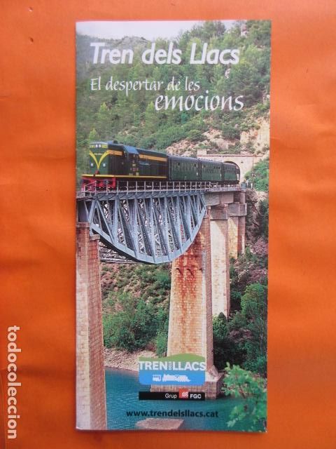 Sammeln von Fahrkarten: FOLLETO tren de los lagos 2017 FERROCARRILES GENERALITAT MONTSERRAT CREMALLERA FUNICULAR LA MOLINA