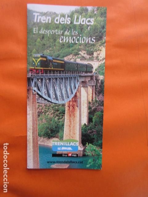 Colecionismos Bilhetes de Transporte: FOLLETO tren de los lagos 2019 FERROCARRILES GENERALITAT MONTSERRAT CREMALLERA FUNICULAR LA MOLINA