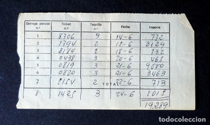 Coleccionismo billetes de transporte: INTERVENTOR DE RUTA. - Foto 2