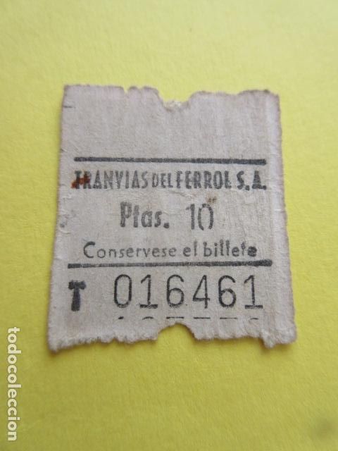 Collectables Transport Tickets: BILLETE TRANVIA DEL FERROL S.A. - CAPICUA ULTIMAS 5 CIFRAS 16461