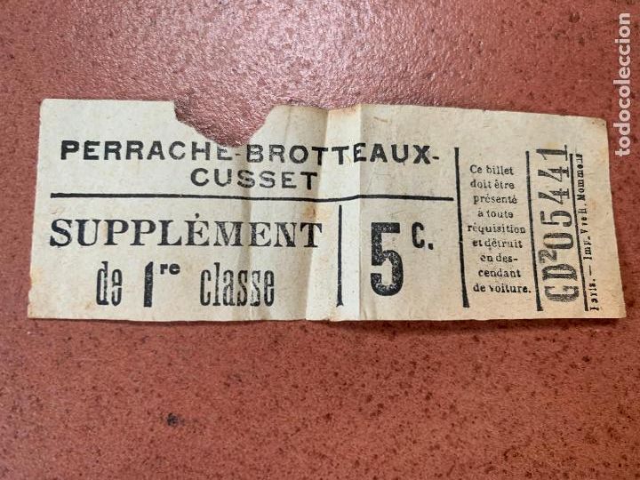 Collectionnisme Billets de transport: BILLETE PERRACHE - BROTTEAUX - CUSSET