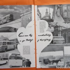 Coleccionismo Billetes de transporte: ARTICULO 1949 - MADRID TRANSPORTE - RENFE METRO AUTOBUS TRANVIA. Lote 220232295