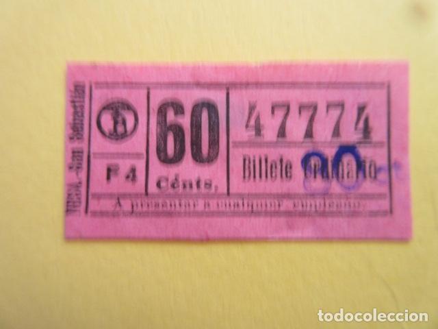 Collectionnisme Billets de transport: BILLETE TRANVIAS DE BARCELONA LOGO TB - CAPICUA 47774 ------ BILLETES MINI