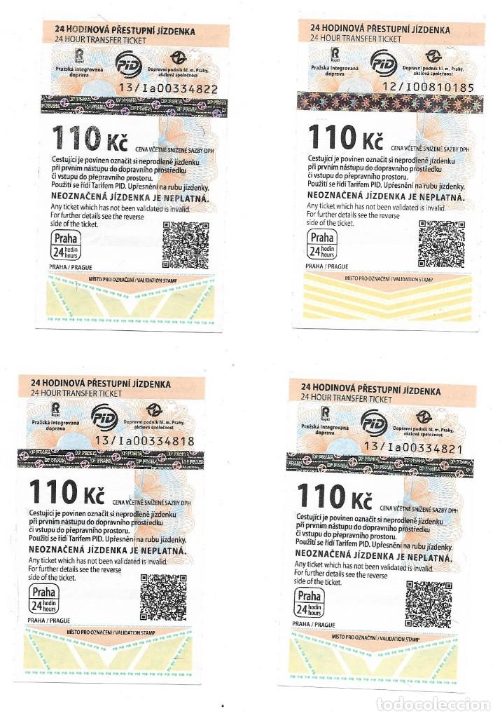 Colecionismos Bilhetes de Transporte: Transporte de PRAGA
