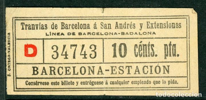 Collectionnisme Billets de transport: (F10/3) GSC 347 SAYEX - BILLETE DE SAyEx // LINEA BADALONA