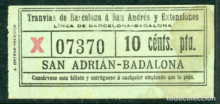 Collectionnisme Billets de transport: (F10/3) GSC 073 SAYEX - BILLETE DE SAyEx // LINEA BADALONA