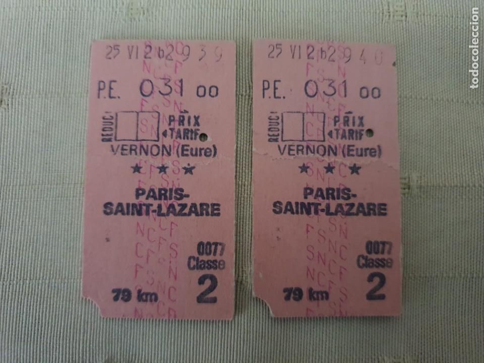 Coleccionismo Billetes de transporte: BILLETES METRO DE PARIS