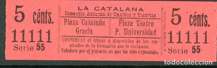 Collectables Transport Tickets: (F03/3) GSC Ripperts - LA CATALANA - CATALANA RIPPERTS //