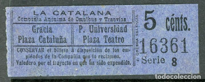 Collectables Transport Tickets: (F03/3) GSC 163 Ripperts - LA CATALANA - CATALANA RIPPERTS //