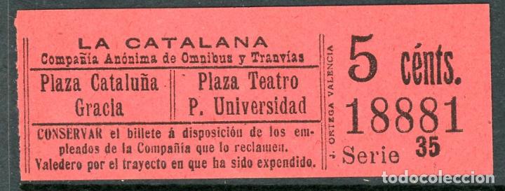 Sammeln von Fahrkarten: (F03/3) GSC 188 Ripperts - LA CATALANA - CATALANA RIPPERTS //