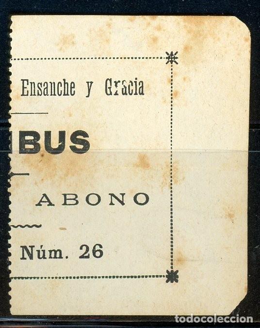 Collectables Transport Tickets: (F05/2) BILLETE ABONO DE T.V. BARCELONA, ENSANCHE Y GRACIA // RAREZA RRR
