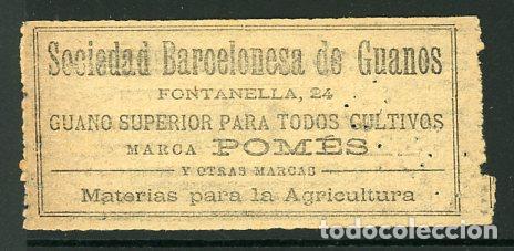 Collectables Transport Tickets: (F01/3) - BILLETE DE T.V. BARCELONA (BTCL) // CON PROPAGANDA // 1900