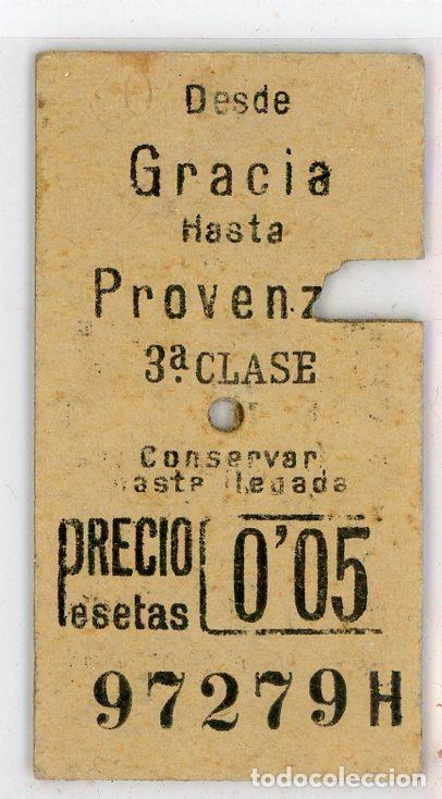 Collectionnisme Billets de transport: (F17/3) GSC 972 - SARRIAEDM - BILLETE DEL TREN DE SARRIA