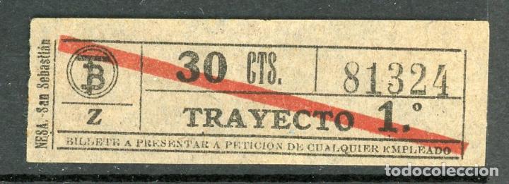 Sammeln von Fahrkarten: (F22/3 NESA) - BILLETE DE TRANVIA DE BARCELONA // 30 CTS.