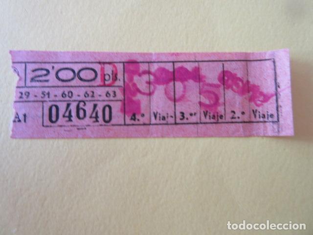 Collectables Transport Tickets: BILLETE LARGO CAPICUA 04640 VER LINEAS EN FOTOS