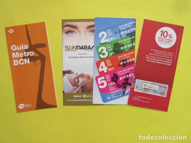 Sammeln von Fahrkarten: LOTE 4 PLANO METRO DE BARCELONA EDICION 09/2018 - DIFERENTES PUBLIDAD
