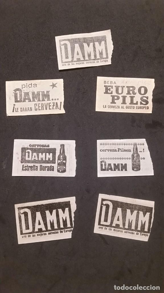 Sammeln von Fahrkarten: Billete ferrocarril cerveza Damm cervezas euro Pils