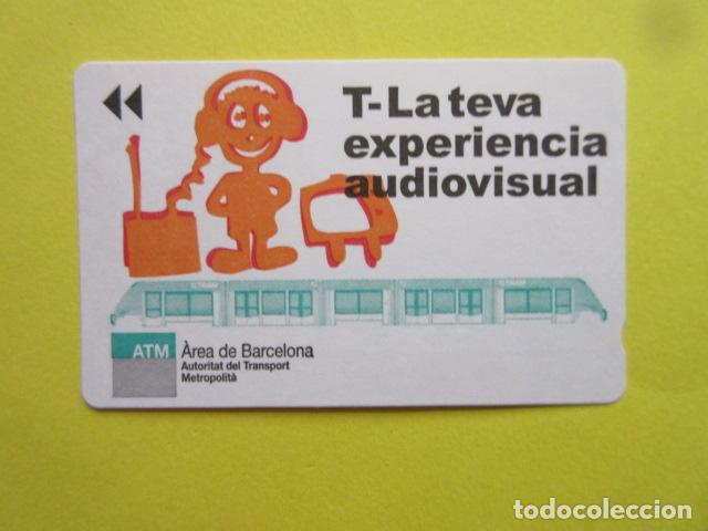 Collectables Transport Tickets: TRAM TRANVIA DE BARCELONA TARJETA TV3 TV DE CATALU&Ntilde;A T-LA TEVA EXPERIENCIA AUDIOVISUAL