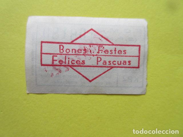 Collectables Transport Tickets: FERROCARRIL METRO METROPOLITANO BARCELONA FELICES FIESTAS BONES FESTES NAVIDAD