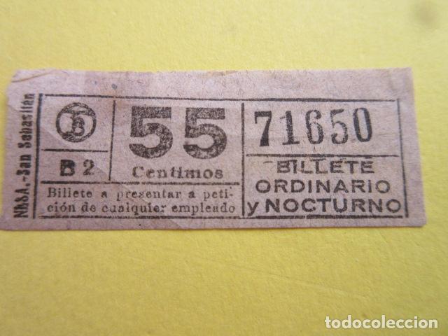 Collectables Transport Tickets: REF: CV1234 - BILLETE PERTENECE COLECCION DE 550 BILLETE TRANVIAS BARCELONA DIFERENTES LEER INTERIOR