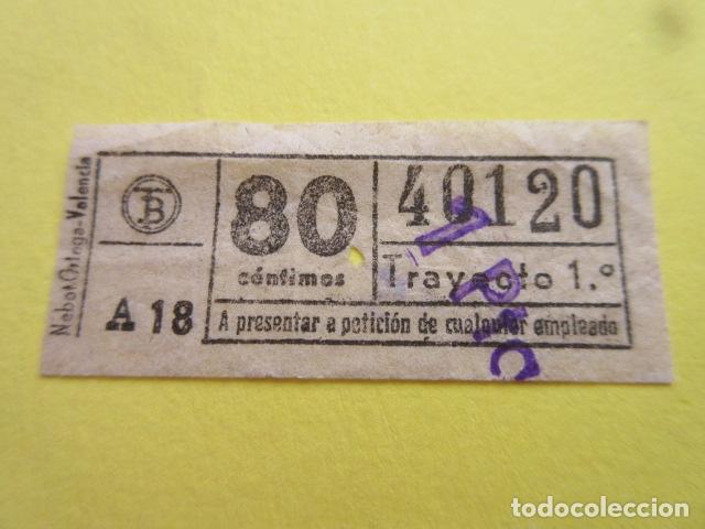 Sammeln von Fahrkarten: REF: CV1234 - BILLETE PERTENECE COLECCION DE 550 BILLETE TRANVIAS BARCELONA DIFERENTES LEER INTERIOR