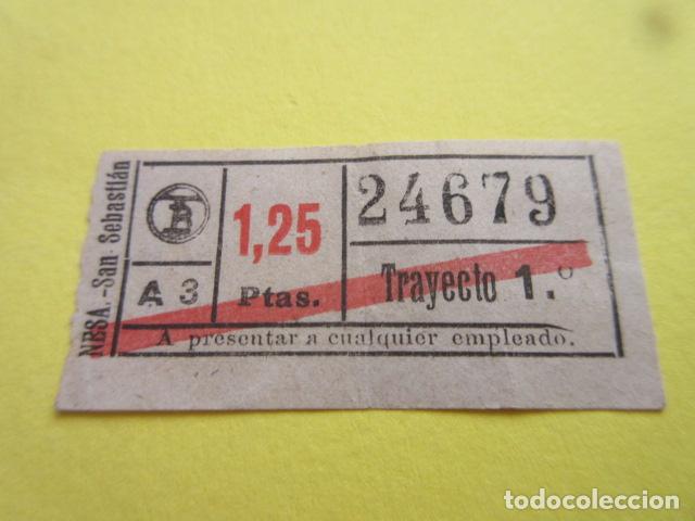 Sammeln von Fahrkarten: REF: CV1234 - BILLETE PERTENECE COLECCION DE 550 BILLETE TRANVIAS BARCELONA DIFERENTES LEER INTERIOR