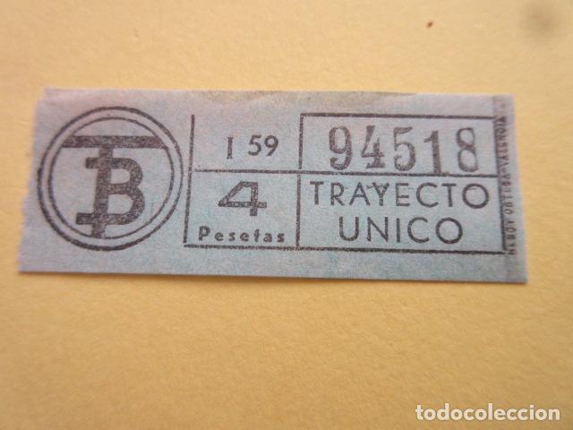Collectables Transport Tickets: REF: CV1234 - BILLETE PERTENECE COLECCION DE 550 BILLETE TRANVIAS BARCELONA DIFERENTES LEER INTERIOR