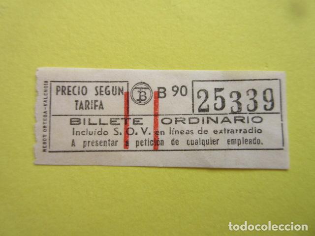 Sammeln von Fahrkarten: REF: CV1234 - BILLETE PERTENECE COLECCION DE 550 BILLETE TRANVIAS BARCELONA DIFERENTES LEER INTERIOR