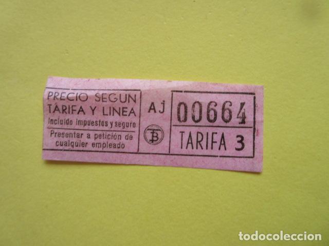 Collectables Transport Tickets: REF: CV1234 - BILLETE PERTENECE COLECCION DE 550 BILLETE TRANVIAS BARCELONA DIFERENTES LEER INTERIOR
