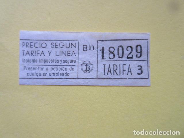 Sammeln von Fahrkarten: REF: CV1234 - BILLETE PERTENECE COLECCION DE 550 BILLETE TRANVIAS BARCELONA DIFERENTES LEER INTERIOR